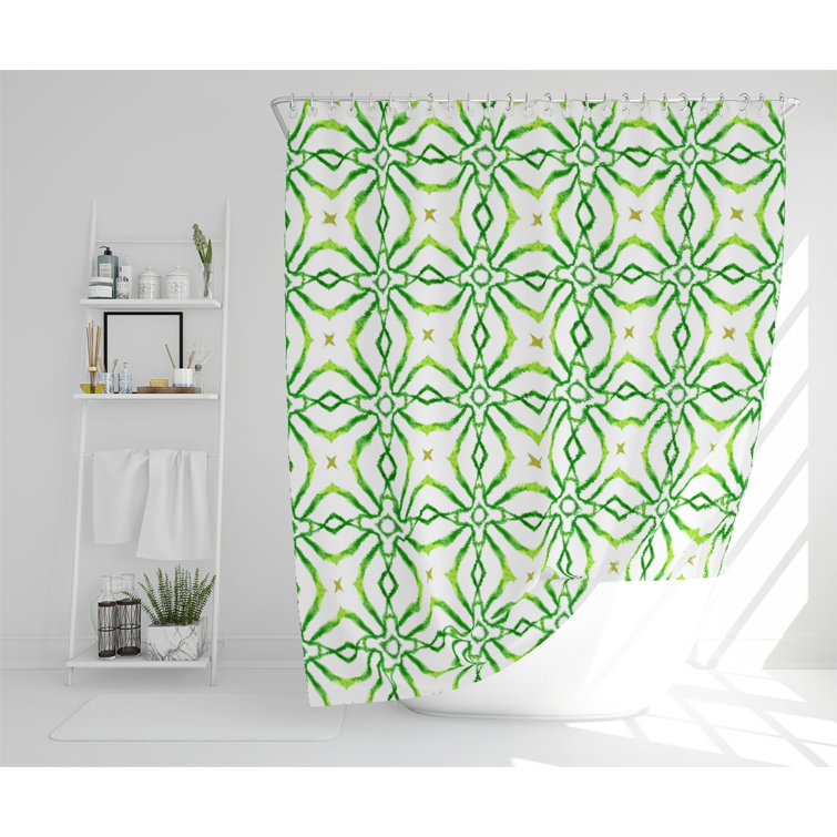 Bloomsbury Market Broomhedge Polyester Shower Curtain Set Wayfair.co.uk